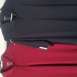 2 Adidas golf shirts